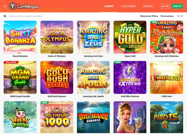 LeoVegas Casino Mobile Gaming Experience
